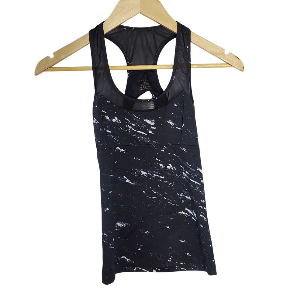 Varley Vidora Vest Tank Mesh and Patterned Compression tank  top New with tags